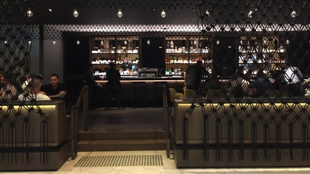 The lobby bar at Hyatt Regency Sydney.