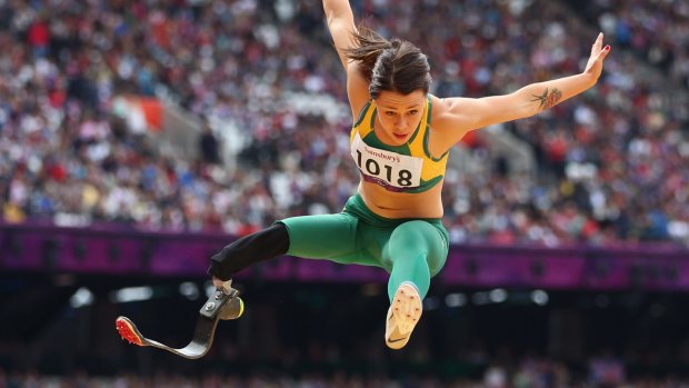 Kelly Cartwright competed at the London 2012 Paralympic Games, winning gold in the long jump.