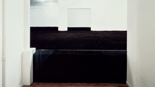 Walter De Maria, The New York Earth Room, 1977. Long-term installation at 141 Wooster Street, New York City.