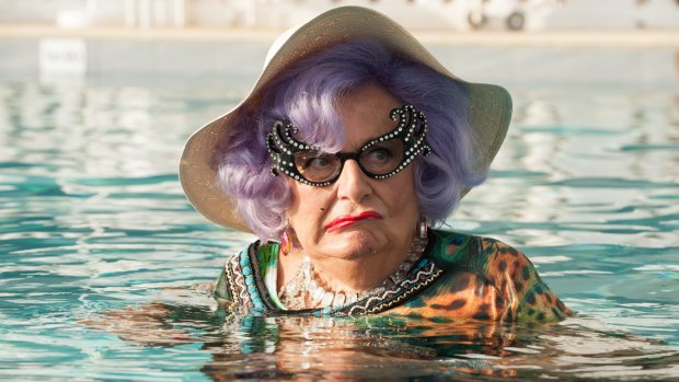 Dame Edna Everage makes a similar cameo in <i>Absolutely Fabulous</i>.