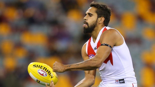 Out of contract: Swans speedster Lewis Jetta.