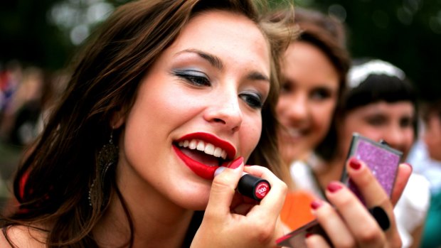 Research suggests "cosmeceuticals" or "functional coloured cosmetics" such as foundation, powder, blush, eyeshadow, eyeliner, mascara and lipstick are the second most important anti-ageing products to use after sunscreen.