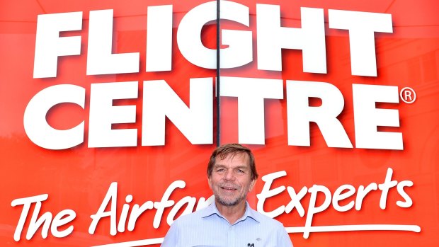 Flight Centre shares have risen from a low around $4 to about $40 over the past eight years.