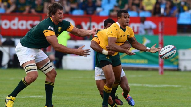 Improvement: The Wallabies played, in Michael Cheika's eyes, some of their best rugby of the year.