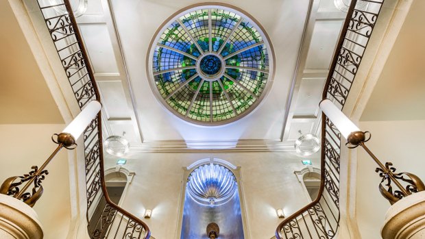 The grand Edwardian lobby.