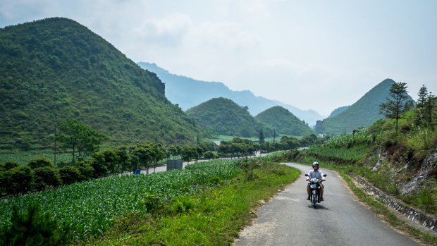 Riding Vietnam's Ha Giang motorbike loop is best done at a leisurely speed.