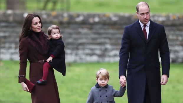 Prince William, Catherine, the Duchess of Cambridge, Prince George and Princess Charlotte.