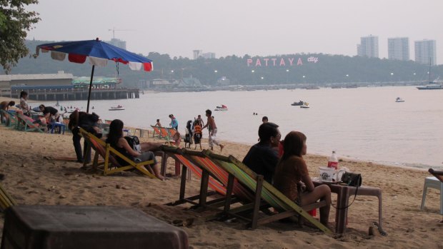 Pattaya is a popular spot for tourists in Thailand.