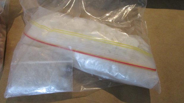 Drugs seized from a Canberra home.
