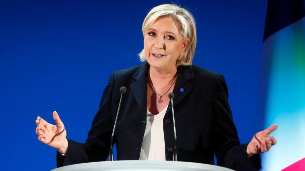 Marine Le Pen, an anti-immigrant populist, has been compared to President Trump.