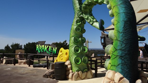 The Kraken tornado water slide at Adventure World was a big hit.