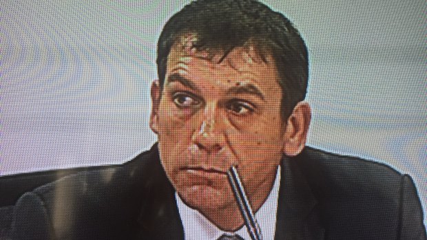 "At no time did I commit fraud": Derrick Belan at the royal commission. 