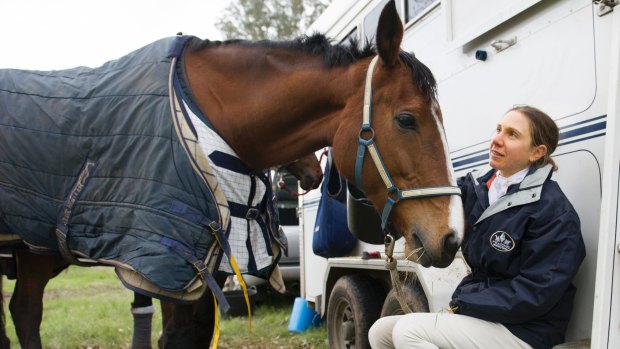 Sarah Clark at the Canberra International Horse Trials. Photo Jay Cronan