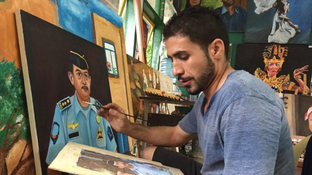 Rouhallah Series Abadi, the Iranian inmate Myuran Sukumaran entrusted to take over the art room in Kerobokan jail. 