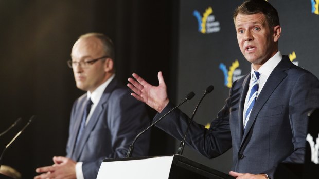 Questions of trust, infrastructure and privatisation: Mike Baird and Luke Foley. 