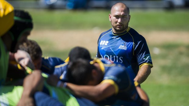 Brumbies hooker 
Robbie Abel is willing to give MMA ago.
