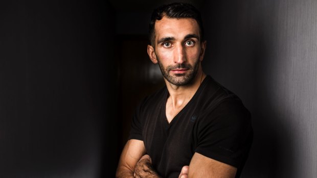 Ehsan Shakeri is a Canberra-based kickboxer fighting for a world title on Saturday night. 