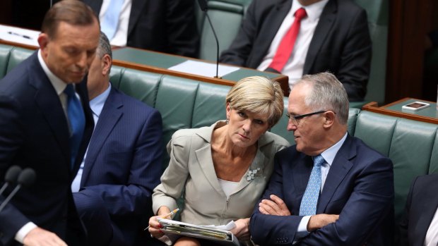 Both Malcolm Turnbull and Julie Bishop have become popular by virtue of not being the leader, writes Larry Graham.