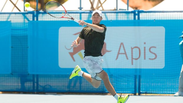 Omar Jasika has reached the semi-finals of the Canberra International.