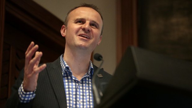 Chief Minister Andrew Barr has brought back Bob Hawke's famous "bum" comment.