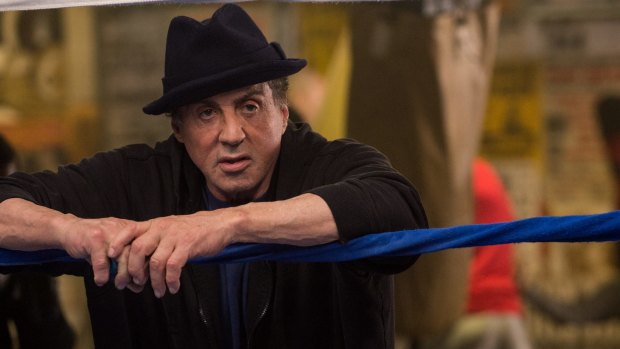 Sylvester Stallone as Rocky Balboa in the film <i>Creed</i>.