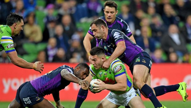 Both Cooper Cronk and Cameron Smith celebrated milestones in their big win over the Raiders.