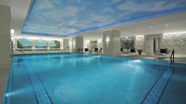 Inviting: The indoor pool.