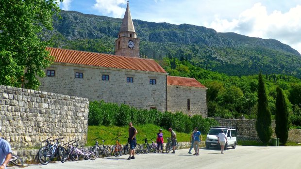 The Franciscan monastery in the  Konavle Valley. 