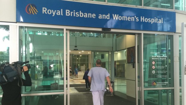 Dr Michael Rudd at the Royal Brisbane and Women's Hospital.