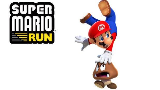 As long as you're running, old foes like goombas and koopas won't stop Mario this time. He vaults right over them.