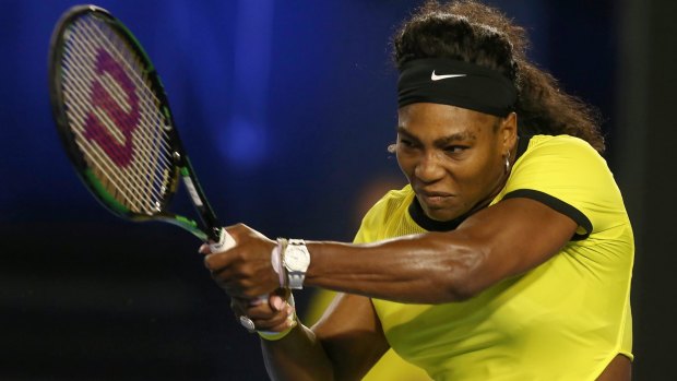 Powerful: Serena Williams.