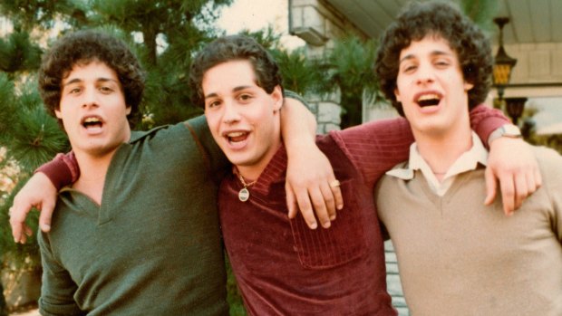 L-R: Eddy Galland, David Kellman and Bobby Shafran learned at age 19 that they had been separated at birth.