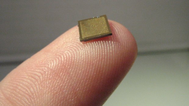 The Nanopatch has thousands of microscopic points, which can inject disease-breaking vaccines into the skin. 