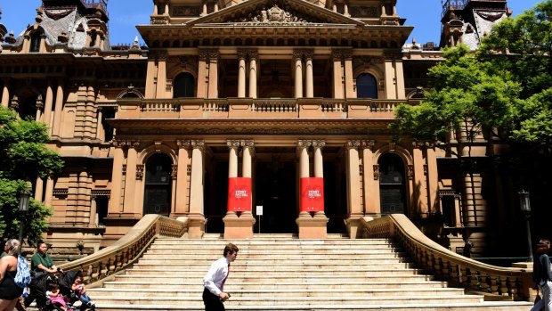 The Sydney Town Hall.