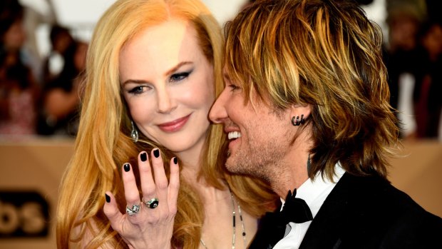 Nicole Kidman and husband Keith Urban could barely keep their hands off each other.