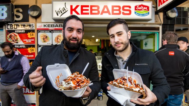 Halal Snack Pack's have taken off, despite not being a new thing. Harry Kaloyirou and Daniel Costabile are big fans. 