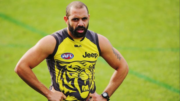 Struggling: Tiger Chris Yarran has returned to Melbourne for the second year running in less-than-ideal condition.