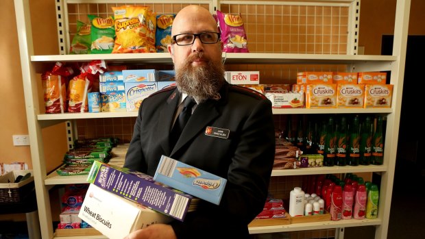 Captain Jason Davies-Kildea, of the Salvation Army, says that every time he  hears the figures about what people have left over to live on after they pay for housing, it's really a struggle to understand how people survive.