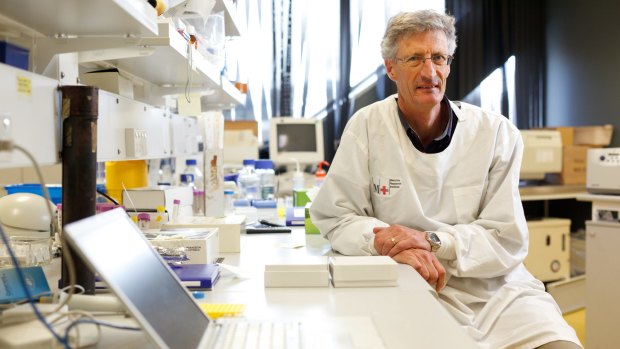 Immunologist Greg Woods at the Menzies Institute for Medical Research, University of Tasmania. 