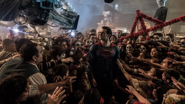 Man of the people: Henry Cavill as Superman.