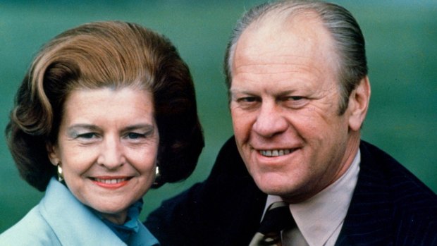 President Gerald Ford and his wife Betty Ford in 1975. For many presidential wives, the prospect of becoming first among Washington hostesses was a gloomy one.