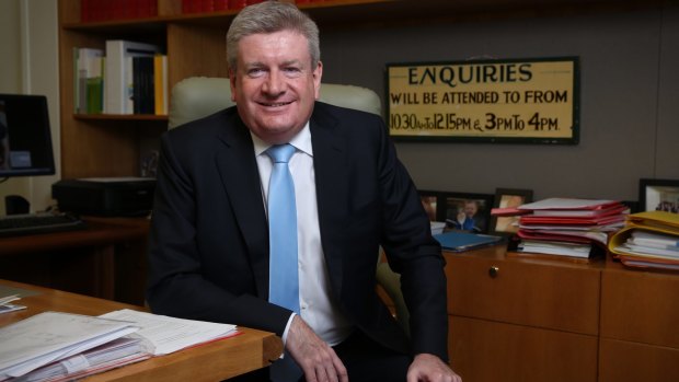 Communications Minister Mitch Fifield, one of two shareholder ministers in NBN Co. 