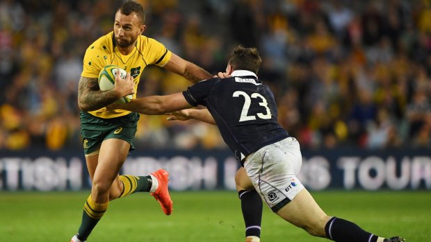 Quade Cooper has a 66 per cent winning record as a Wallabies started and has played 70 Tests. 