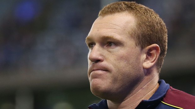 Looking for a fix: Lions coach Justin Leppitsch.