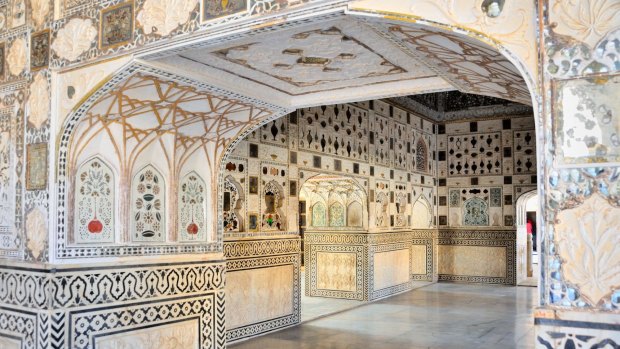 Hall of Mirrors, Amber Fort, Jaipur.