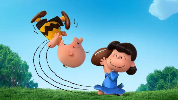 Charlie Brown and Lucy in <i>Snoopy and Charlie Brown: The Peanuts Movie.</i>