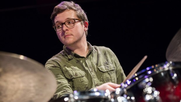 James McLean performed two very different pieces for solo drum-kit at the final.