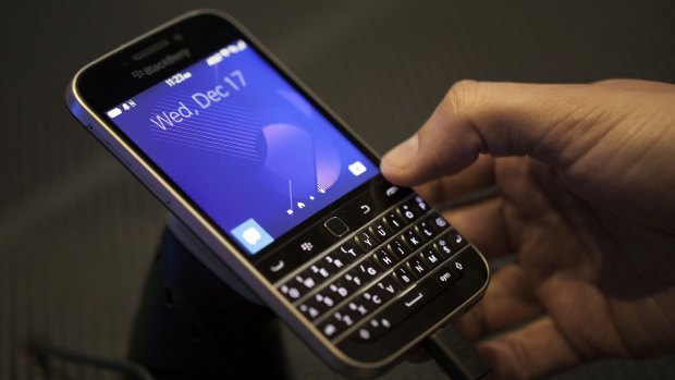 The Blackberry Classic is styled after the phones that made the company's name.