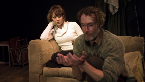 Dawn Fair and Dion Mills in Red Stitch's production of The River.