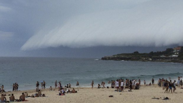 Coogee Beach in Sydney's eastern suburbs was evacuated.